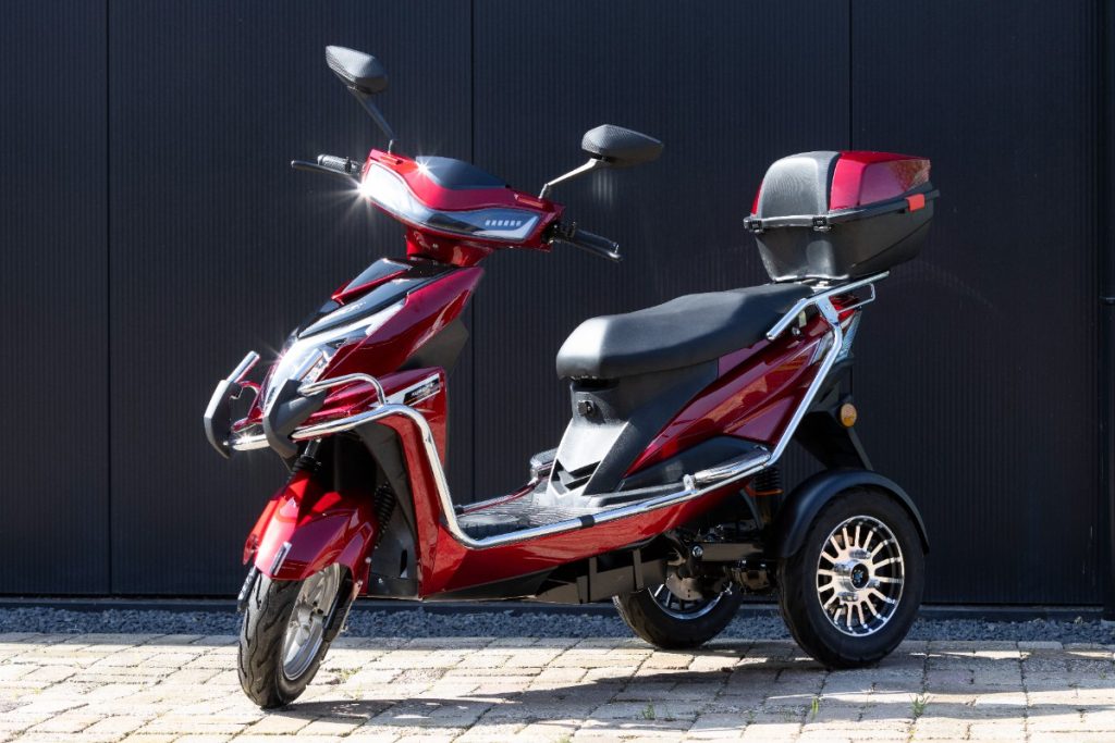 Wat is de actieradius van een Trimobila elektrische scootmobiel?
